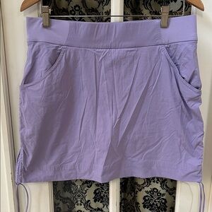 Columbia Lavender Mini Skirt with Pockets